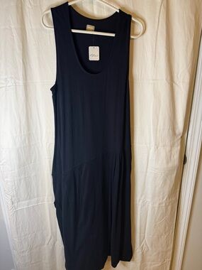 Free People Black Maxi Tank Dress